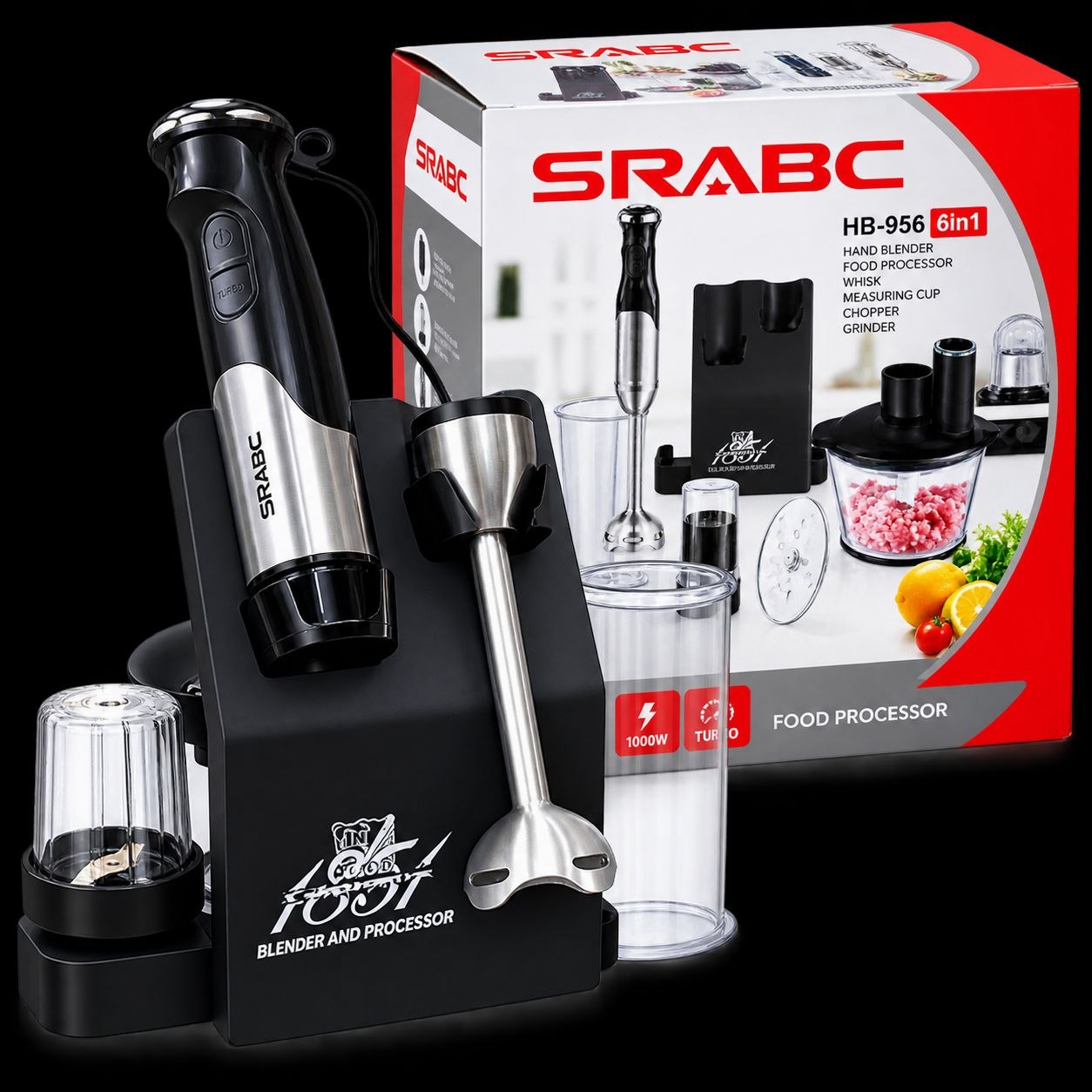 گوشت‌کوب برقی ۷ کاره SRABC HB-958